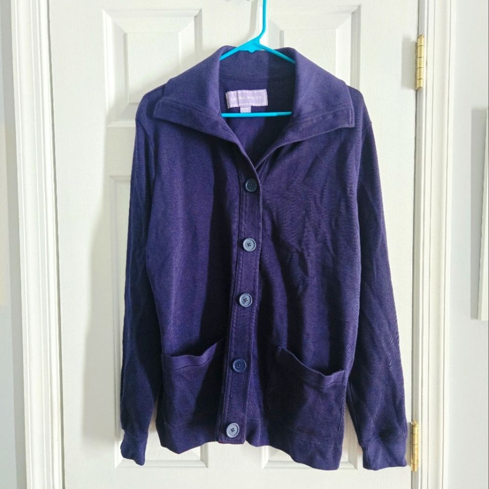 Vintage Laura Scott XL Navy Women's Jacket
